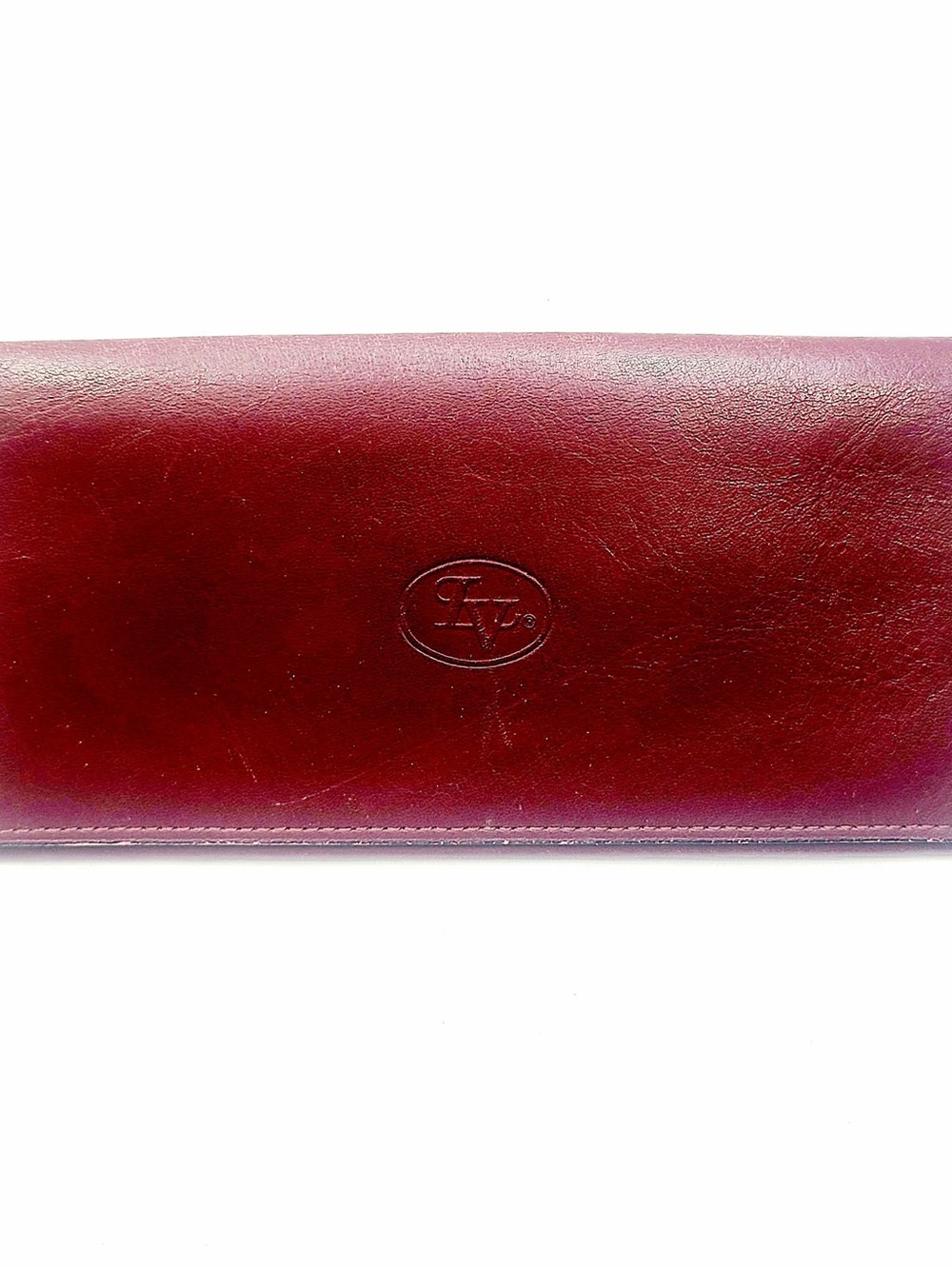 LV Women’s Leather Clutch Wallet - Burgundy